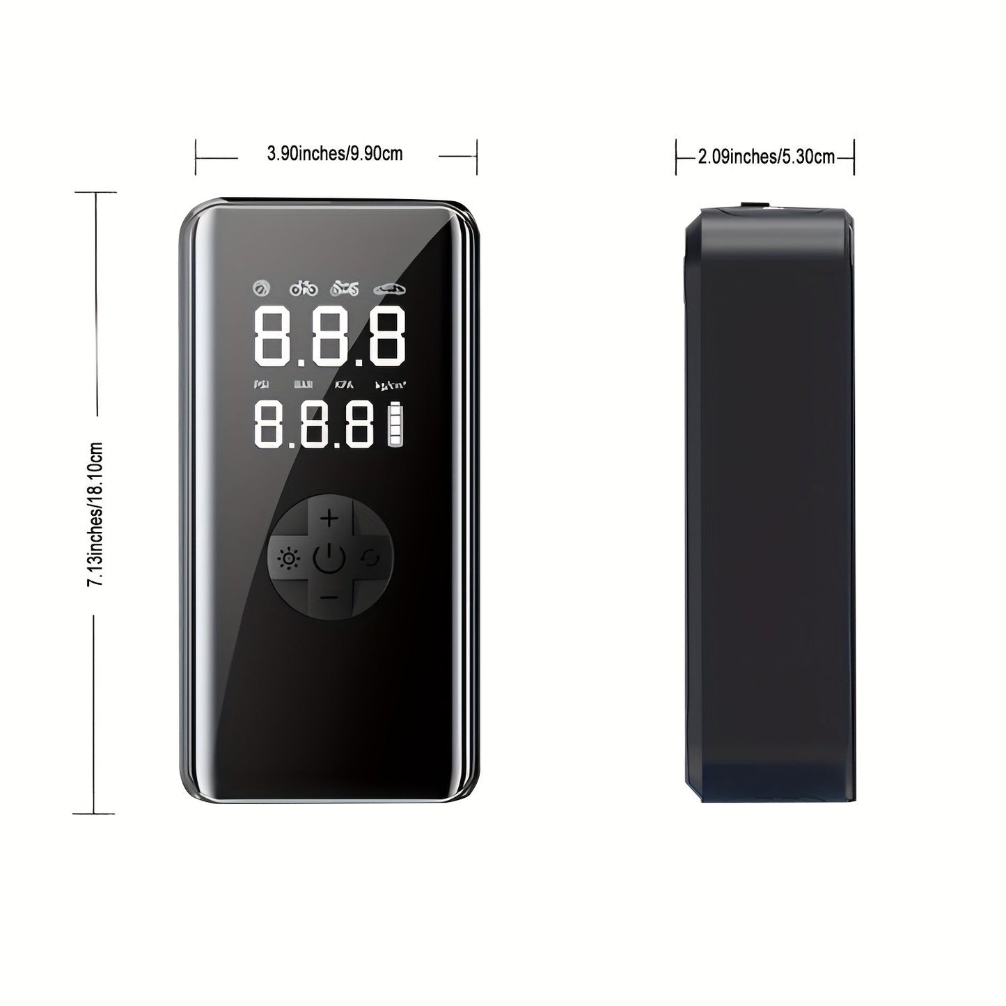 Car Battery Starter Kit with Air Compressor (7-in-1)