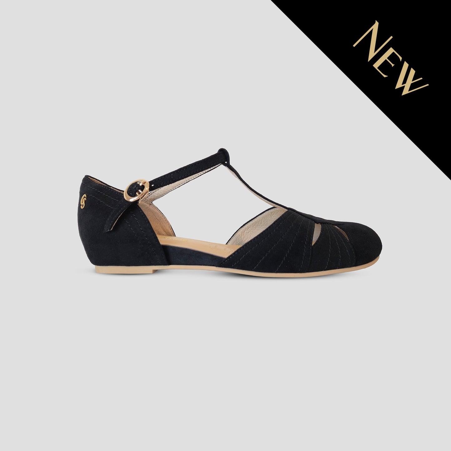 London (Black Suede)