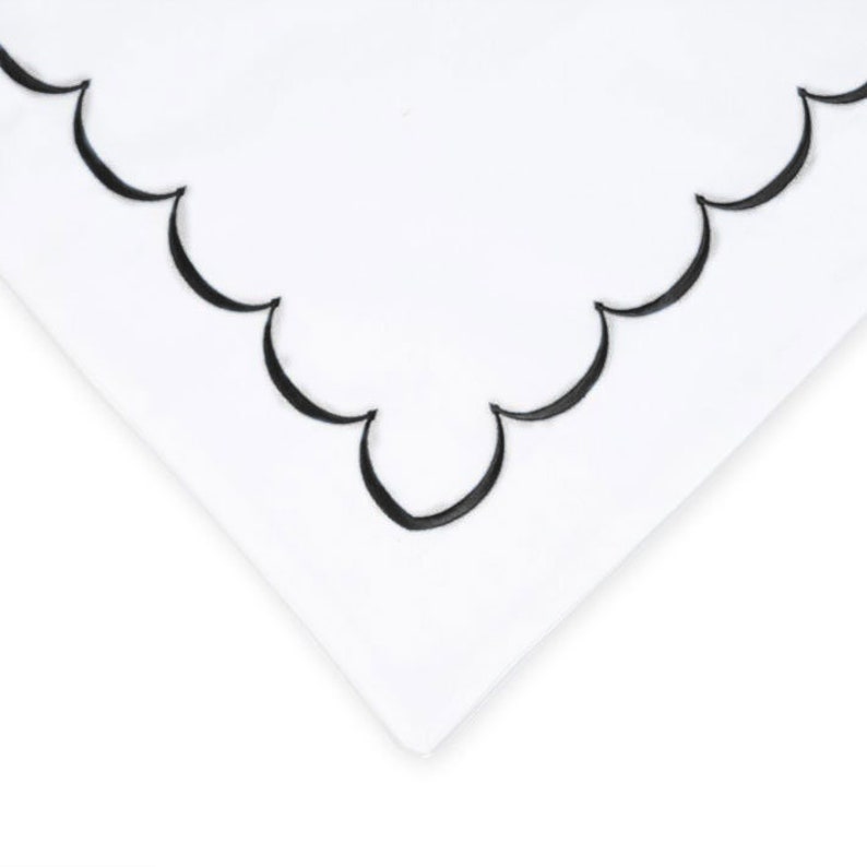 Scallops - Pure Linen Embroidered Edge Duvet Cover Sets